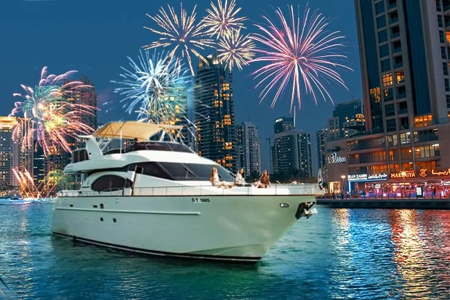 New Year Yacht Party Dubai Marina 2025 - Beverages & More